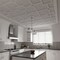 Ekena Millwork 39W x 39H x 58T Small Olivia Decorative Fretwork Ceiling Panels in Architectural Grade PVC CELP39X3902OLV - alternate 3